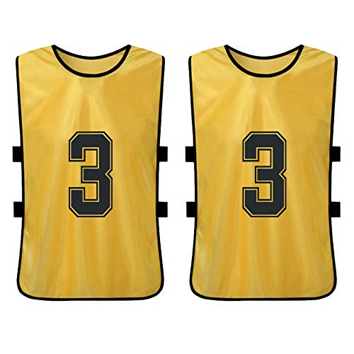 Andoer 6 PCS Pinnies de basquete infantil Camisas de basquete de secagem rápida Juventude Esportes S