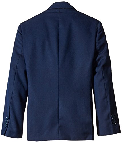 Isaac Mizrahi Big Boys' Slim Boys 2 Piece Cut Linen/Cotton Suit, Navy, 14 #TOP1