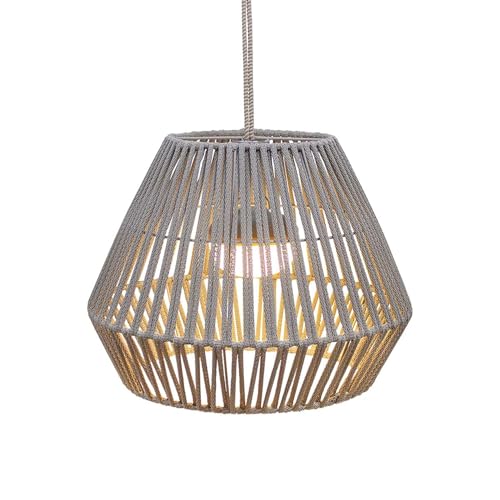 Newgarden - CONTA HANG Lámpara Colgante Sin Instalación con Bombilla LED Recargable de 900 Lúmenes y Mando a Distancia para Interior y Exterior. Hasta 20H de Batería. Hecha de PVC sostenible en España