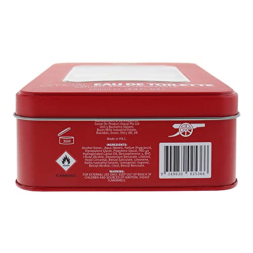 EPL Arsenal Eau De Toilette 100ml – - Image 4