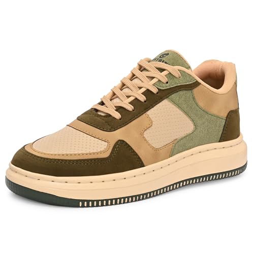 Image of Centrino Durable Sneakers for Men | Shoes for Man Stylish | Casual Lightweight Lace-Up Canvas Walking Shoes | Cushioned Insole | Breathable Anti-Skid Comfortable Sole | Mens Shoes for Long-Lasting Use (9587)