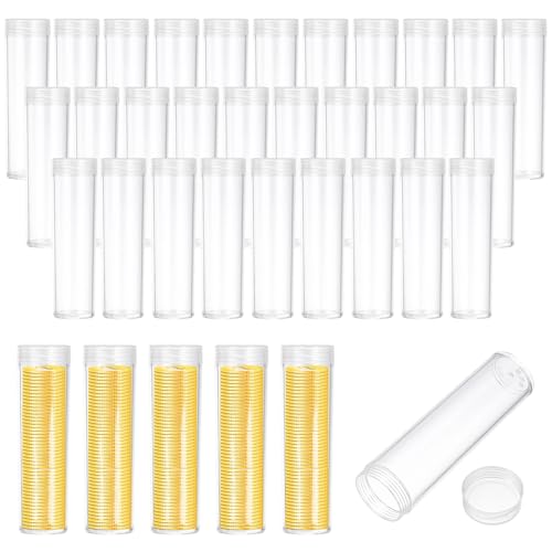 Porte-pièces étanche en plastique PATIKIL pour protéger 36 monnaies de 20.5mm