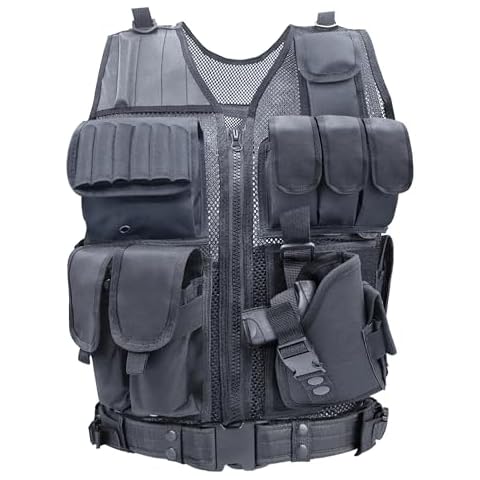SAMSIER Airsoft Vest - Tactical Vest for Men Cover