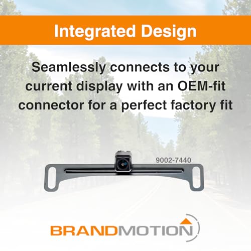 Image of Brandmotion 9002-7440 Factory Tailgate Harness with Dual Mount Camera fits 2011-2016 F250 F350 Super Duty with Factory Rear Vision | Waterproof Case with Anti-Fog Lens | Easy Install