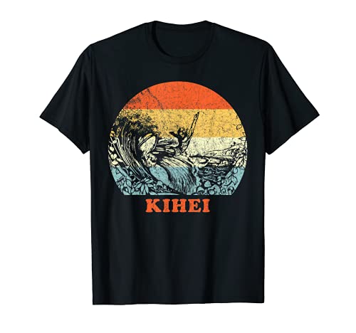 Kihei Maui, Hawaii Vintage Surfing Vacation T-Shirt