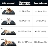 MDDK DY Hundebett, katzenbett, klein Hundekissen Waschbare, Flauschige Hundematte, Langer Plüsch, weiche Polsterung, multifunktional Hundekistenmatratze, Dunkelgrau,50x40x5cm