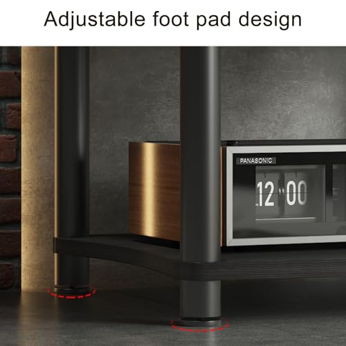 Support multimédia audio vidéo à structure ouverte pour aération Hi-Fi