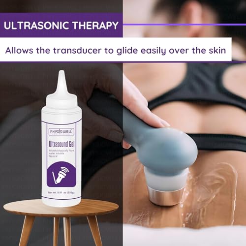 Image of Physiowell Ultrasound Gel Bottle Use for Diagnostic and Physiotherapy Machine (Pack of 2)