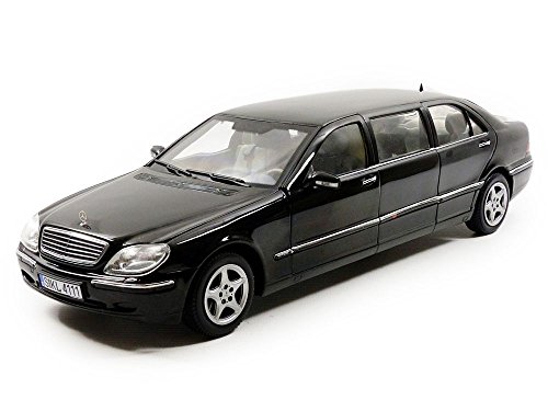 Die-cast Model Mercedes-Benz S Class Pullman (Stretch Limo) (1:18 Scale in Black)