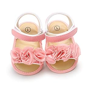 HsdsBebe Baby Girls Sandals Bohemia Flower Bow Soft Sole Toddler First Walkers Beach Summer Shoes
