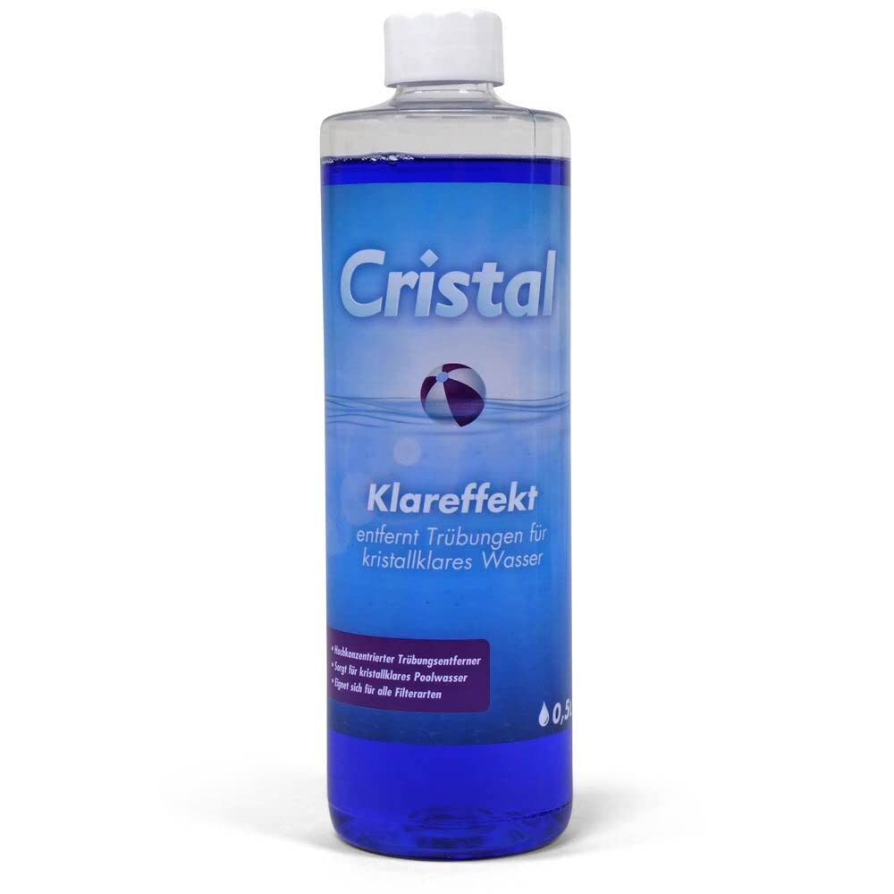 Cristal Aktivsauerstoff-Set mit Aktivator & Klareffekt - Chlorfreie Wasserpflege für Pools & Whirlpools - Sanft, Effektiv & Hygienisch
