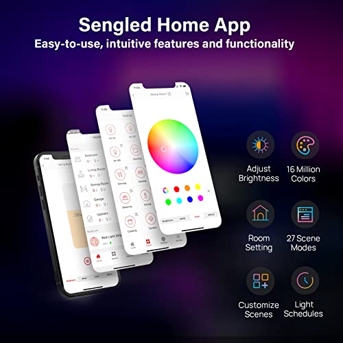 Tira LED inteligente Sengled RGB de 5 metros Wi-Fi miniatura 6