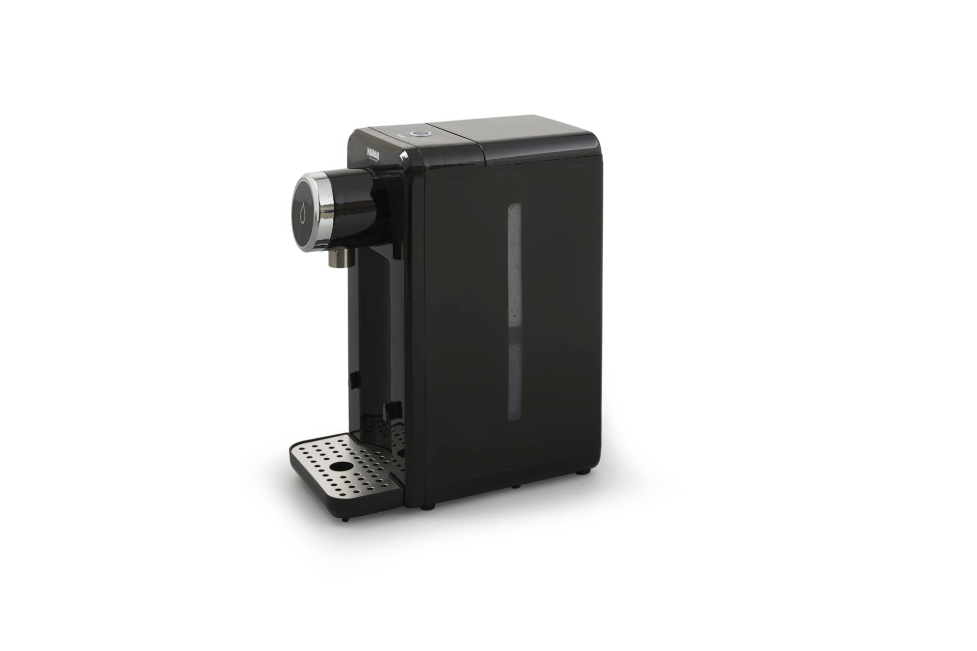 Taraf view of MAGNANI Hot Water Dispenser showing water level window