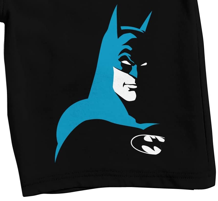 Bioworld Batman Cartoon Profile Men's Black Sleep Pajama Shorts2