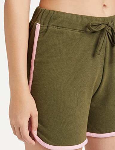 Image of Amazon Brand - Symbol Women Cotton Blend Regular Fit Lounge Shorts (Available in Plus Sizes)