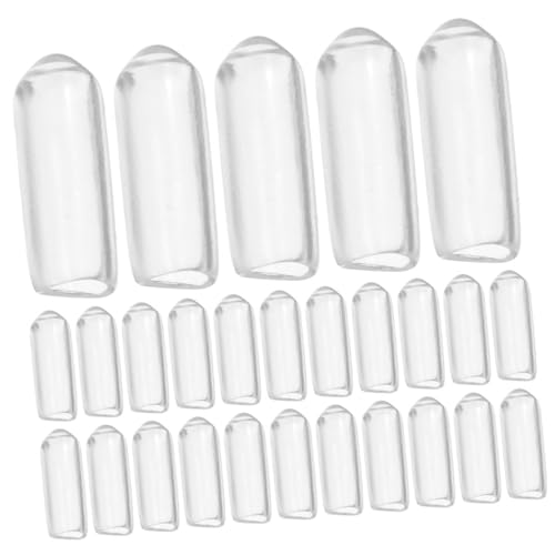 SOLUSTRE Rubber Tip Protectors for Hooks 300pcs Round End Caps Supermarket Storage Rack Hook Fixer Flexible Easy Installation