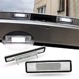 ★ Emisión de color: blanco WXQYR 2 unids/Set lámpara de matrícula LED Blanca Trasera de Alto Brillo para Opel Astra F/G Corsa B Omega A/B Vectra B Zafira A