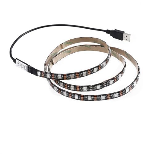 Tira de luz LED RGB USB 1 m FOYTOKI miniatura 7