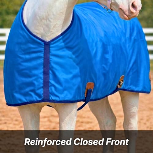 Nylon Horse 420D Stable Sheet | Breathable & Durable Horse Sheet | Keeps Coat Clean, Smooth & Shiny | Adjustable Fit Summer Sheet (60"– 86" Sizes) - Image 4
