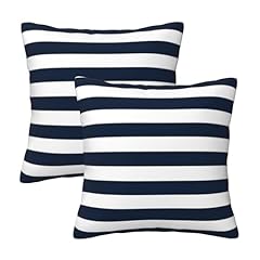 Navy Blue and White Stripe