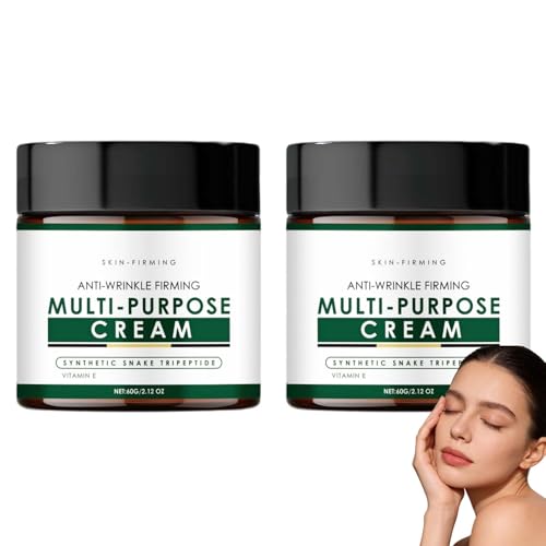 Crema de colágeno multiusos para la cara, ácido hialurónico antienvejecimiento, crema facial de colágeno antienvejecimiento, crema hidratante, crema antiarrugas con vitamina E, crema de día y noche