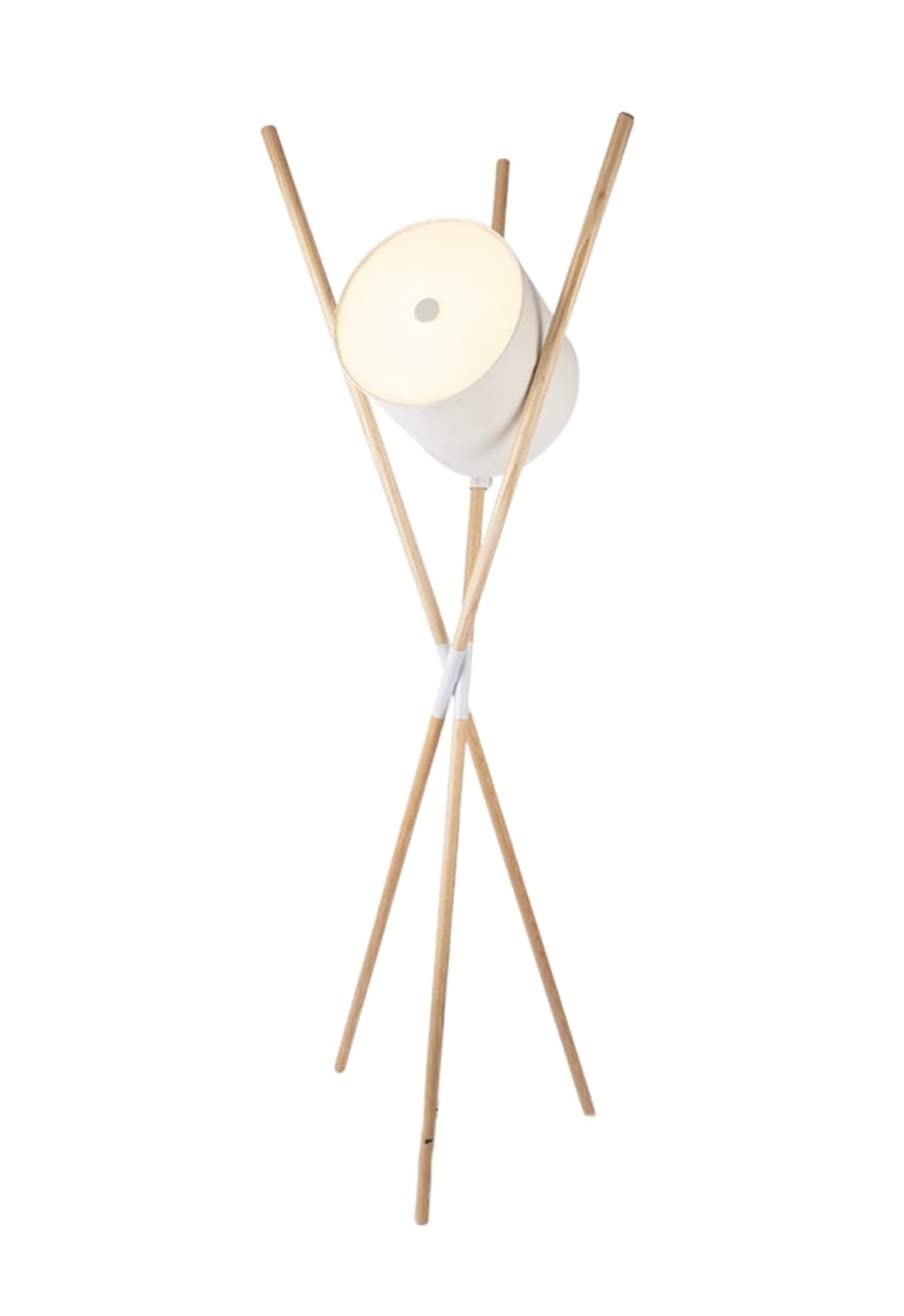 Lampa stojąca Lampy podłogowe Nowoczesna lampa podłogowa Nordic Tripot Led lampy podłogowe światło sypialnia salon kreatywna bęben noc lampa stojąca Lampą do Czytania lampa stojąca podłogowa (Color :