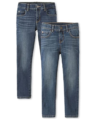 The Children's Place boys Stretch Skinny Jeans, Legend Wash/Lt Med Stone, 6