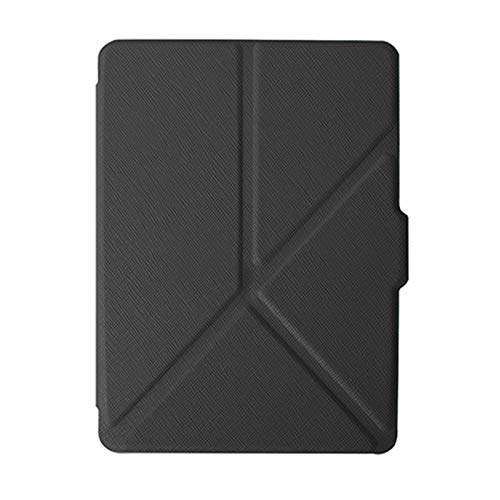 BUHUOJIANGWU E-book protective cover Slim Smart (Auto Wake & Sleep) Origami Case Cover For Kindle Voyage sleep/wake function (Color : Black)