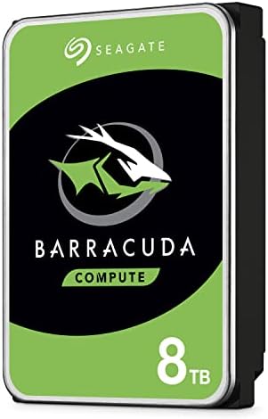 Seagate BarraCuda 4 TB Internal Hard Drive HDD 3.5 Inch SATA 6 Gb/s 5400 RPM 256 MB Cache for Computer Desktop PC Laptop (ST4000DM004)