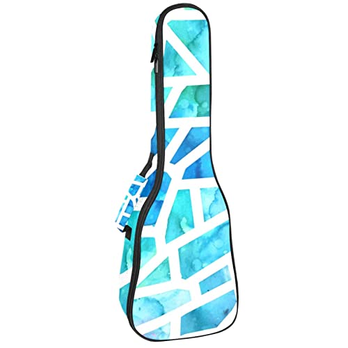 Sac de transport pour ukulélé ténor housse étanche à motif mosaïque