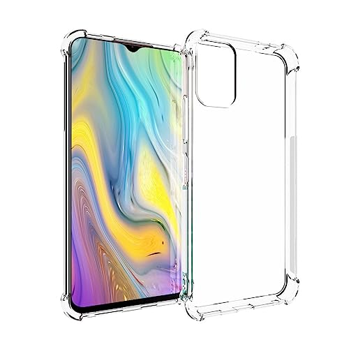 SCL Funda para Nokia C32, funda para Nokia C32, funda de cristal transparente, antiarañazos, suave TPU con protección de esquinas, ultra transparente