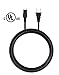 Amazon Basics Replacement Power Cable for PS4 Slim and Xbox One S / X - 12 Foot Cord, Black