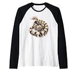 serpente serpente a sonagli maglia con maniche raglan