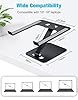 Babacom Laptop Stand, Ergonomic Foldable Computer Stand with Adjustable Height, Ventilated Aluminium Alloy Laptop Riser Desktop Book Stands Compatible with MacBook Air Pro, All 10-16" Laptops (Black) #4