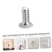 Gatuida 200Pcs White Wall Plate Screws Slotted Head Electrical Covers for Outlets and Switches Replacement Screws for Home Office Use for Electricians and Handyman Tools