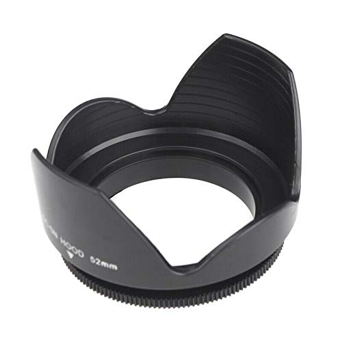 ELECTROPRIME 1X(DC-SN Hood 52mm Screw Mount Flower Crown Lens Hood Petal Shape for Nikon C4Z2