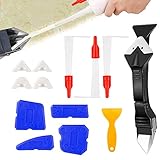 ➤【Weit verbreitet】: Es kann in großem Umfang für die Endbearbeitung von Türen, Fenstern, Küchen, Badezimmern, Tanks und Spülen eingesetzt werden. Es kann auch mit den meisten Arten von Dichtungsmassen, Silikon, Harz, Fugenmörtel und mehr verwendet werden.Sie sorgen jedes Mal für eine gut aussehende Versiegelung und reduzieren die Verschwendung von Dichtungsmasse oder Versiegelung.