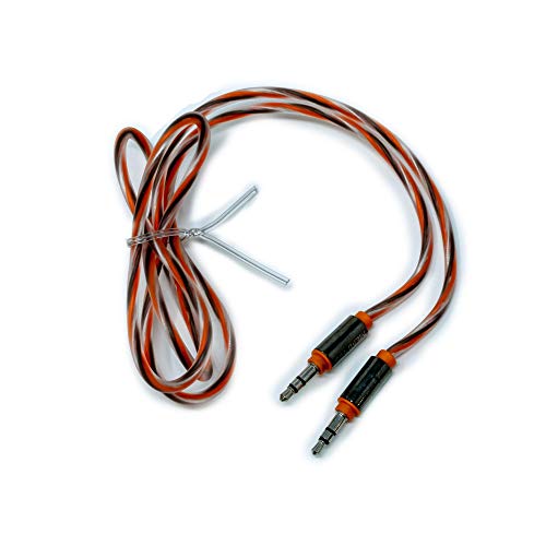 Memphis UTPF-353 cable auxiliar 3.5mm de 3 pies miniatura 1