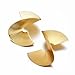 Bmadge Gold Geometric Earrings Exaggerated Statement Earrings Punk Stylish Sectored Twisted Earring Jewelry for Women