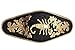 TrendyFashionJewelry Men Western Cowboys Fashion Black Color Belt Buckle Metal Gold Scorpion Filigree Heavy Texas, Silver + Black + Gold, One Size (tfj1)