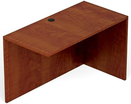 Offices To Go Superior Laminate Desking 48" Reverse Return Shelf for Desks, Dark Cherry (TDSL4824RADC)