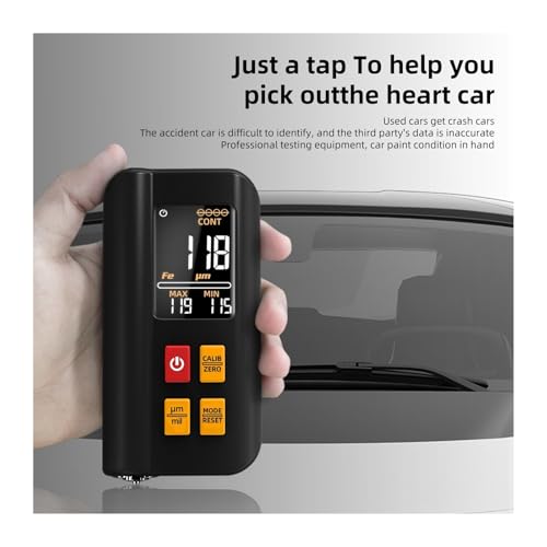 Medidor de espesor recargable para pintura automotriz miniatura 3