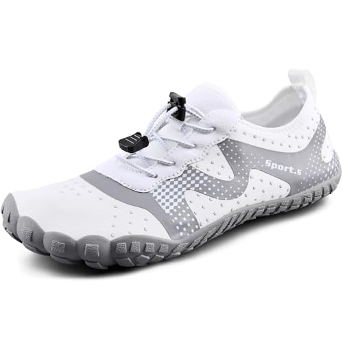 Image of Water Shoes for Men Barefoot Quick-Dry Aqua Sock Outdoor Athletic Sport Shoes for Kayaking, Boating, Hiking, Surfing, Walking