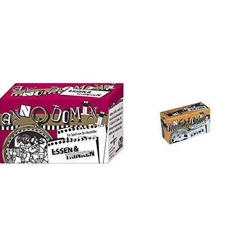 ABACUSSPIELE 09162 - Anno Domini - Essen und Trinken, Quizspiel & 09985 - Anno Domini - Sex und Crime, Quizspiel Cover