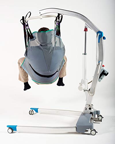 Patient Aid Full Body Mesh Divided Leg Sling With Head And Neck Support For Bathing And Toileting, With 155-255 Lbs (Medium) Weight Capacity Mesh Weave For Safe And Easy Transfers #TOP3