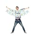 Blue Happy Birthday Banner Bunting with Shimmering Gold Letters for Birthday Party Decorations