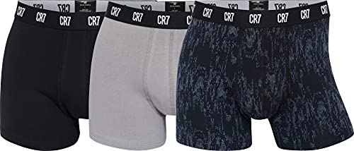 CR7 CRISTIANO RONALDO CR7 3-Pack Men's Cotton Fashion Trunk Baadores Ajustados Cover