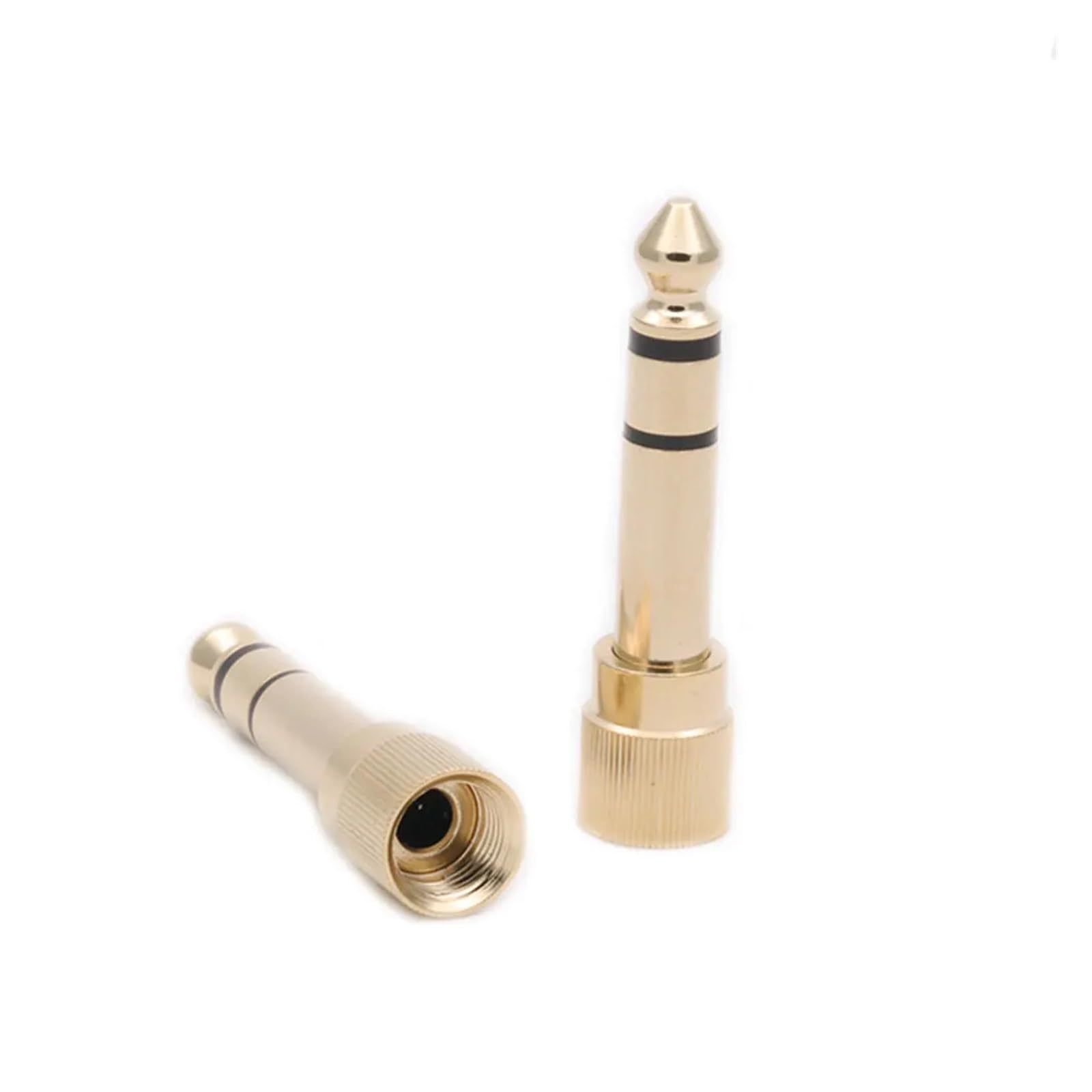 1pc Assemblaggio in alluminio Jack da 3,5 mm Maschio Spina a vite Connettore del cavo placcato in oro. Altoparlante audio stereo a 3 poli con molla(P1016 Black,10PCS)