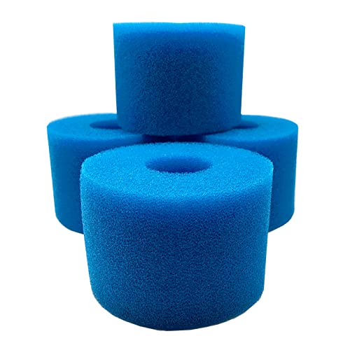 Esponja de Espuma de Filtro de Piscina Lavable Filtro de Cartucho de Esponja de Repuesto Compatible Cartucho de Esponja de Spa Lavable Filtro de Esponja Limpieza Herramienta para Piscina Jacu-zzi SPA Cover