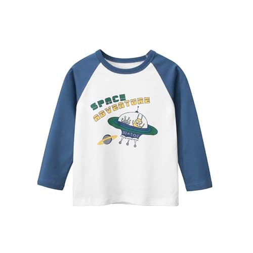 Acqua di Mare Camiseta Menino Kit c/2 Manga Comprida 100% algodão 2 a 10 anos, Camiseta Infantil Vár